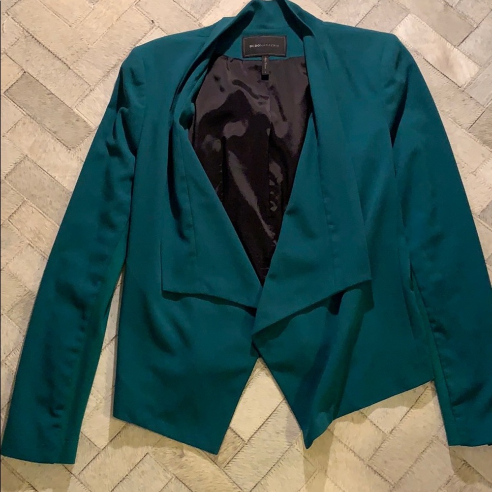 BCBGMaxazria Green Blazer Size Small